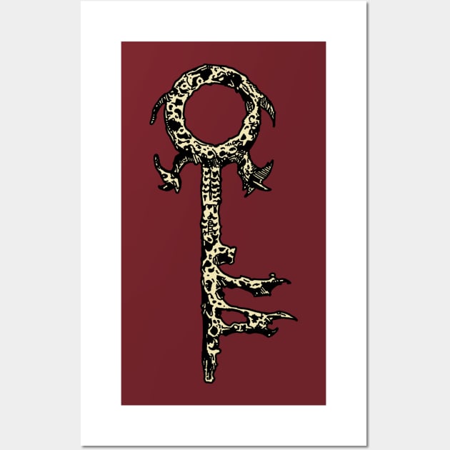 Key to Hell Wall Art by IsopodIndustries